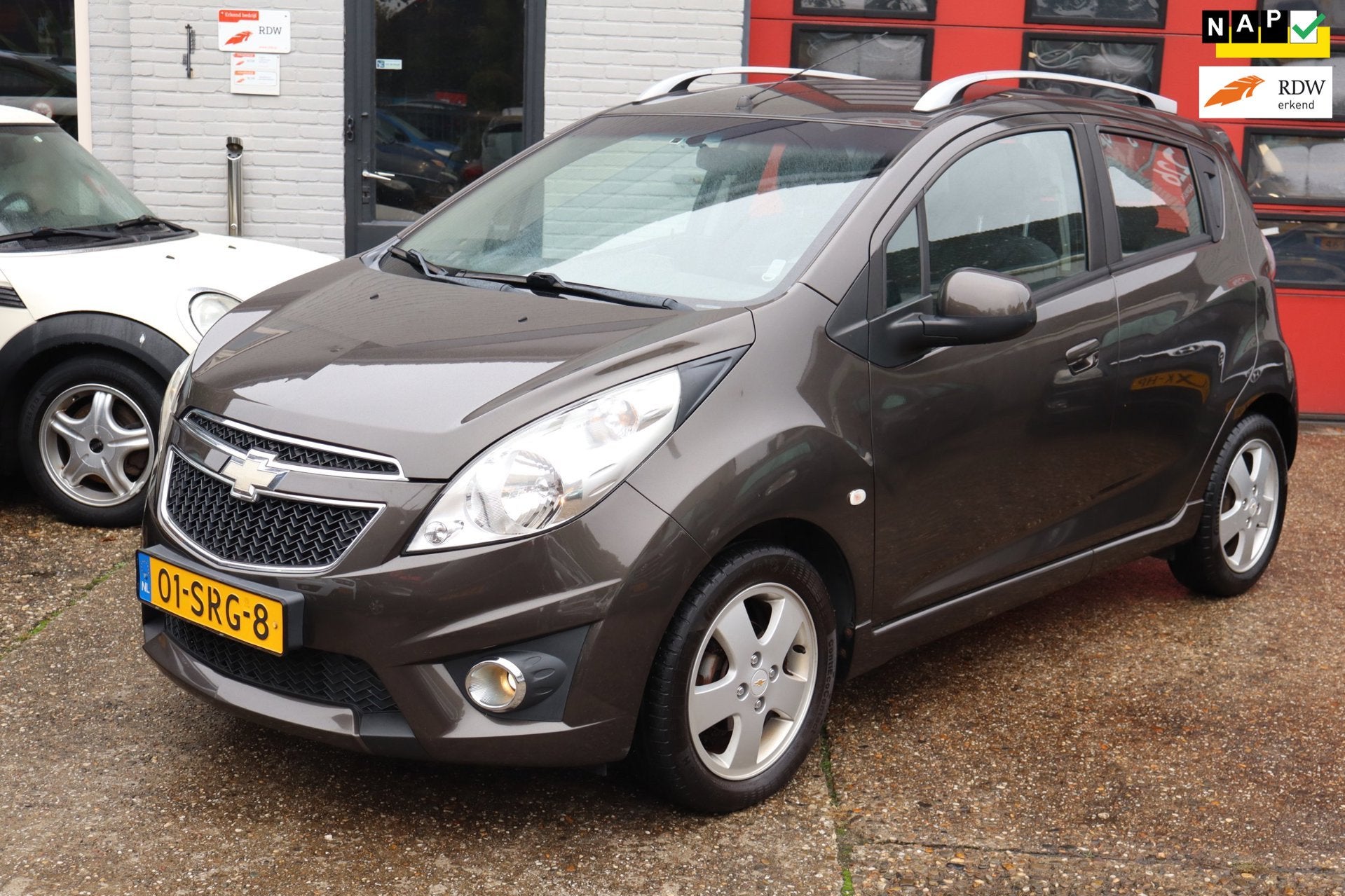 Chevrolet Spark 1.2 16V LT , AIRCO, SPORTVELGEN, PARKEER SEN, Auto's, Gebruikt, 4 cilinders, Bruin, 82 pk