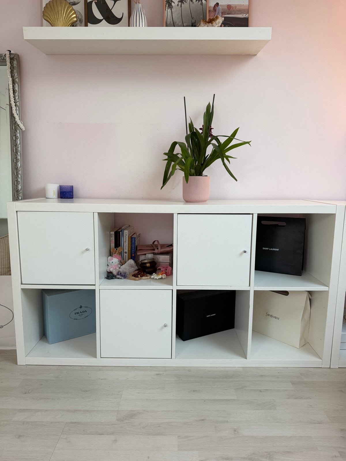 Ikea Kallax open kast met deurtjes, Ophalen, Gebruikt
