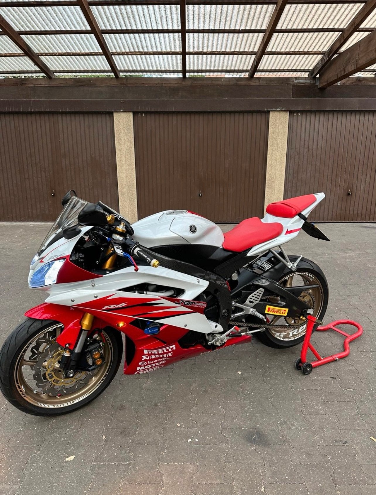 Yamaha R6_RJ11 2006, Ophalen, Gebruikt