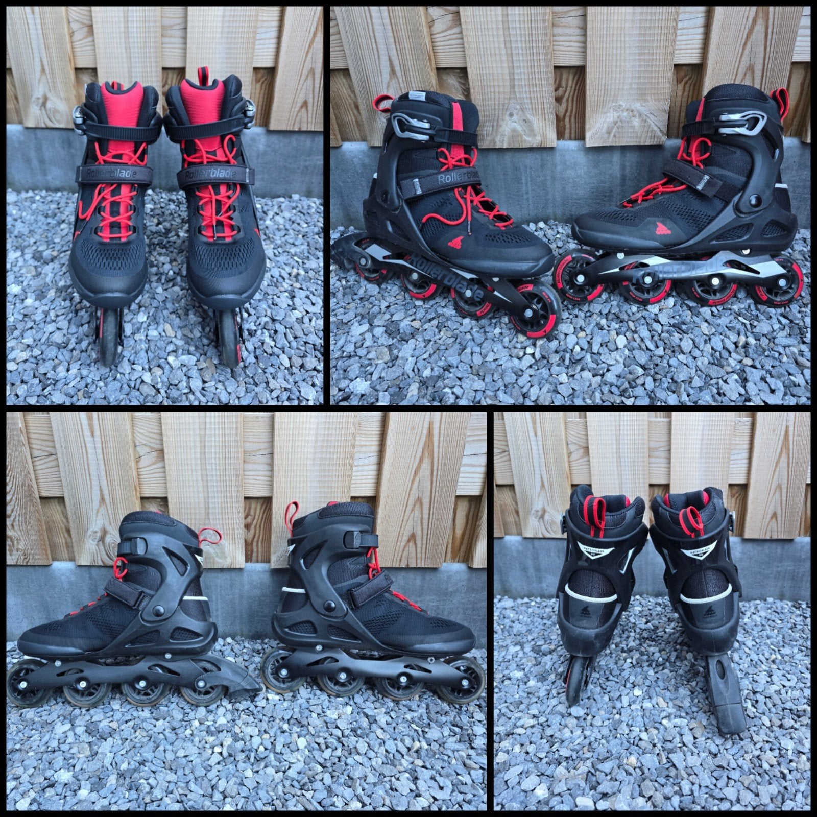 Rollerblade Macroblade 80 skeelers! Maat 44,5., Heren, Zo goed als nieuw, Inline skates 4 wielen, Ophalen