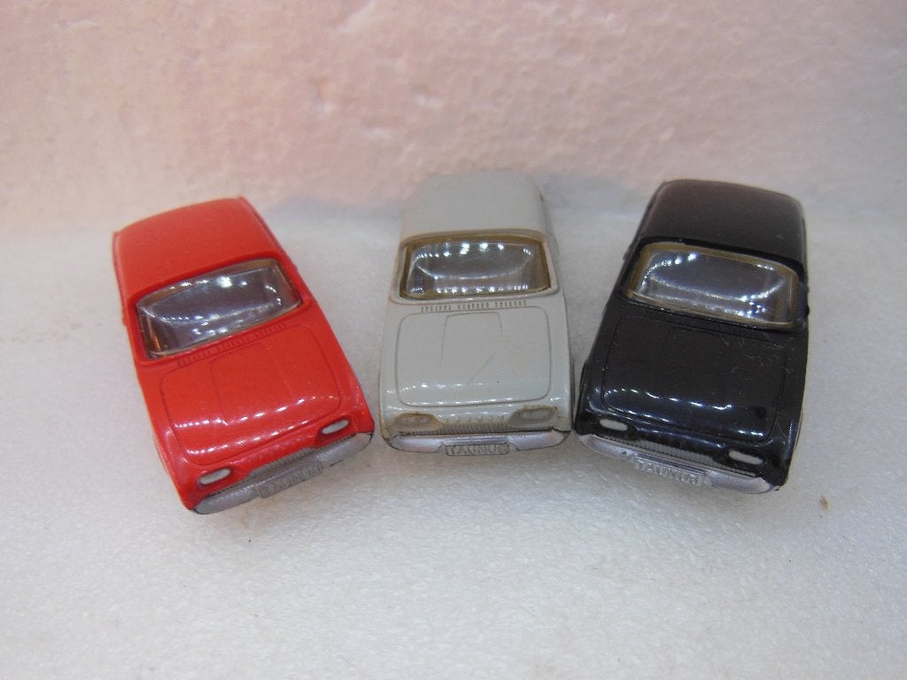 LEGO 3 x FORD Taunus 17m - 1:87 - 1965/85, Ophalen of Verzenden, Gebruikt, Auto, Overige merken