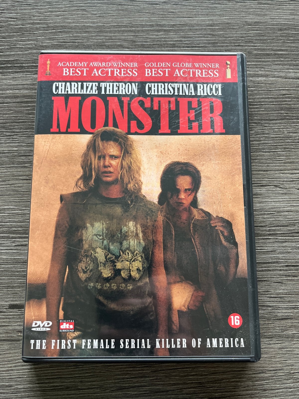 Monster DVD - Charlize Theron Oscarwinnende film, Cd's en Dvd's, Dvd's | Thrillers en Misdaad, Psychologische thriller, Vanaf 16 jaar