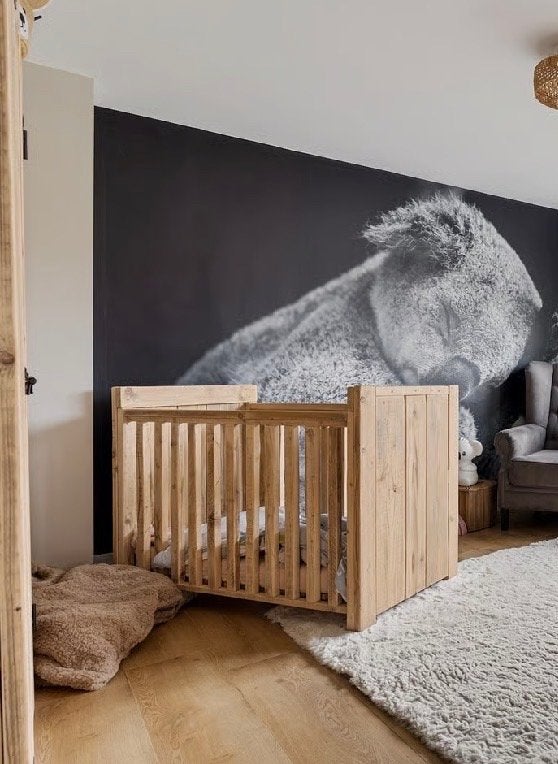 Complete Kinderkamer Set: Ledikant, Commode, Kast, Kapstok