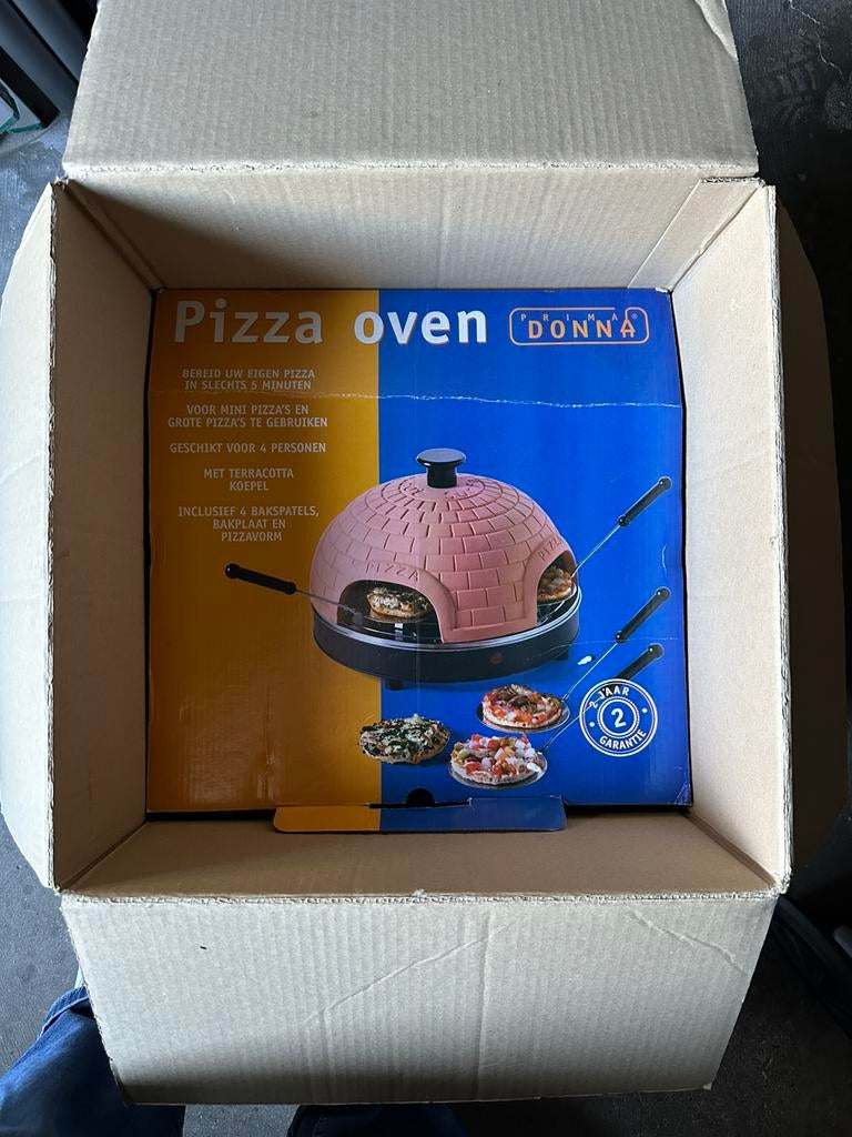 Prima Donna Pizza oven, Tuin en Terras, Ophalen, Gebruikt