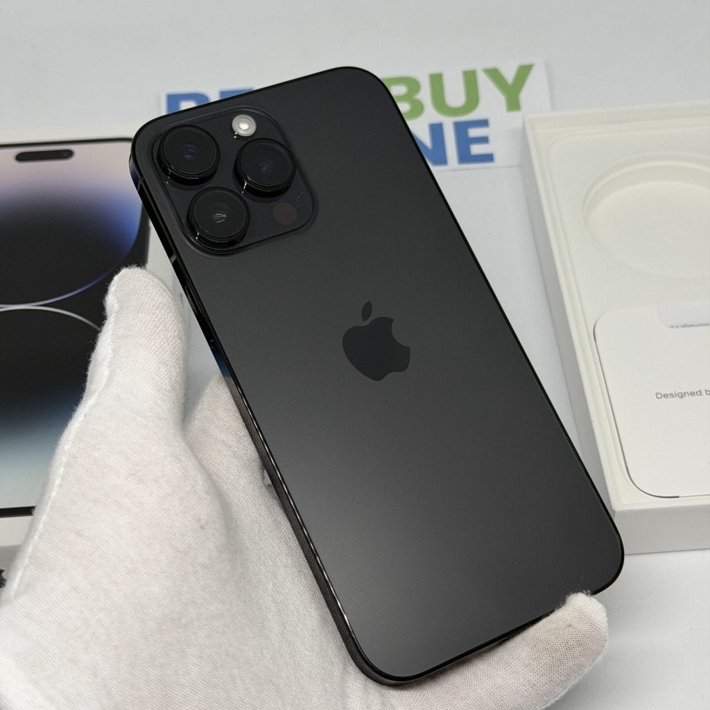 iPhone 14 Pro Max 512GB zwart /krasvrij /96% batt /garantie, Telecommunicatie, 512 GB, Apple, Zwart, Zonder simlock