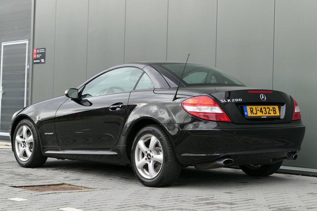 Mercedes-Benz SLK-klasse 200 K. Edition 10 Leder Carplay Sto, Auto's, Mercedes-Benz, Achterwielaandrijving, Gebruikt, 4 cilinders