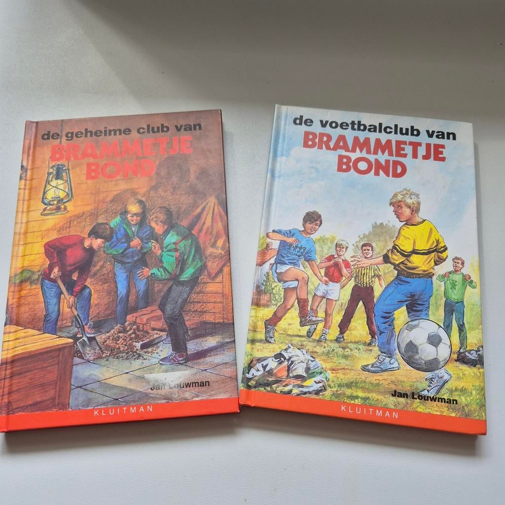 Brammetje Bond boeken - De geheime club & De voetbalclub, Ophalen of Verzenden, Gelezen, Jan Louwman, Fictie algemeen