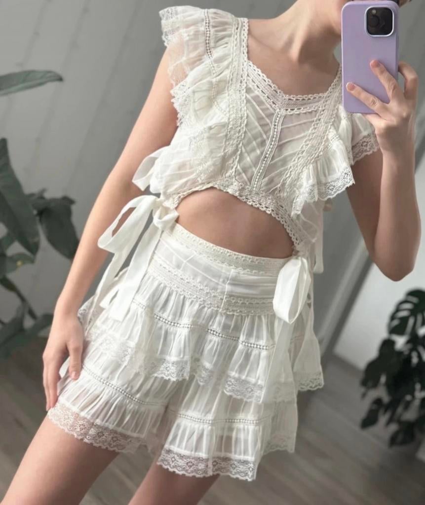 Zimmerman lace set - Maat S (ook geschikt voor XS), Kleding | Dames, Overige Dameskleding, Verzenden, Zo goed als nieuw