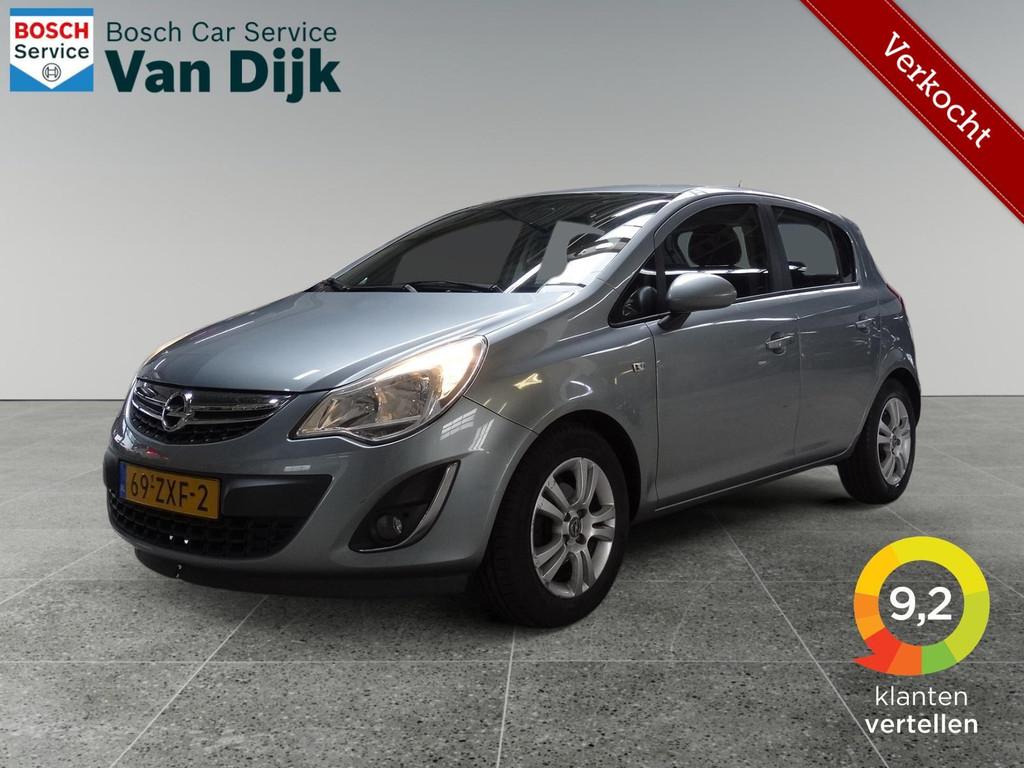 verkocht Opel Corsa 1.4-16V Airco/Cruise/Stoelverwarming, Auto's, Voorwielaandrijving, Euro 5, Gebruikt, 1398 cc