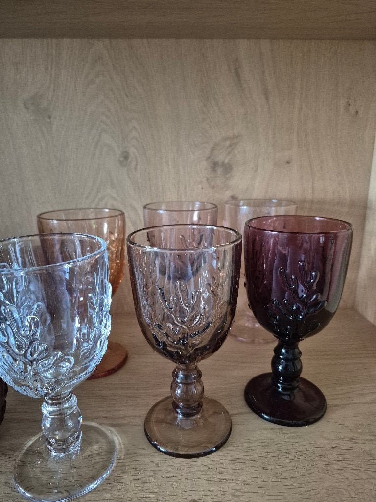 glasservies Villa d Este, Glas of Glazen, Overige merken, Nieuw, Ophalen of Verzenden