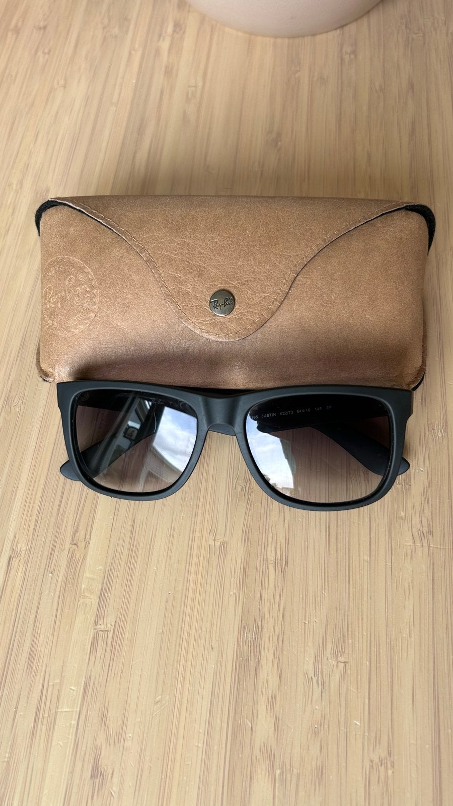 Ray-Ban Justin zonnebril - gepolariseerd, Sieraden, Tassen en Uiterlijk, Zonnebrillen en Brillen | Heren, Zonnebril, Zwart, Ophalen of Verzenden