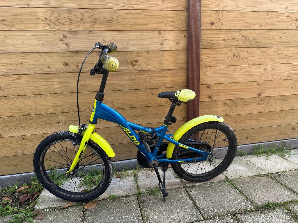 Aldo kinderfiets 18 inch, Fietsen en Brommers, Ophalen, Velgrem, Aldo, 16 tot 20 inch
