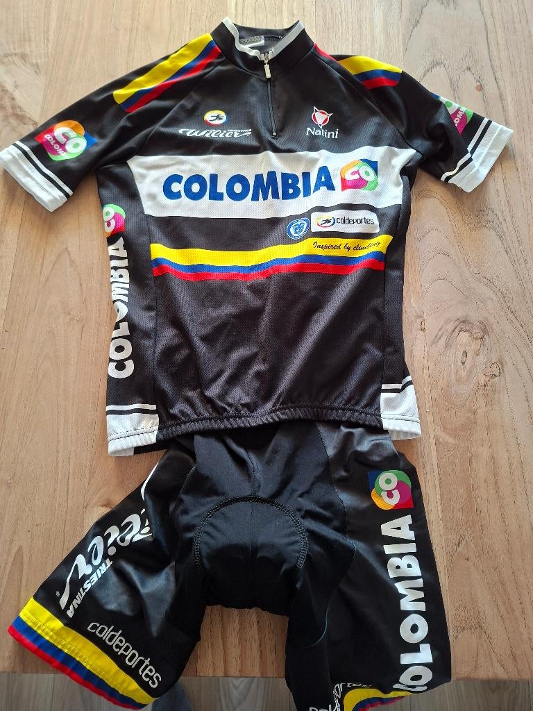Wielertenue Colombia maat S, S, Heren, Ophalen of Verzenden, Zo goed als nieuw