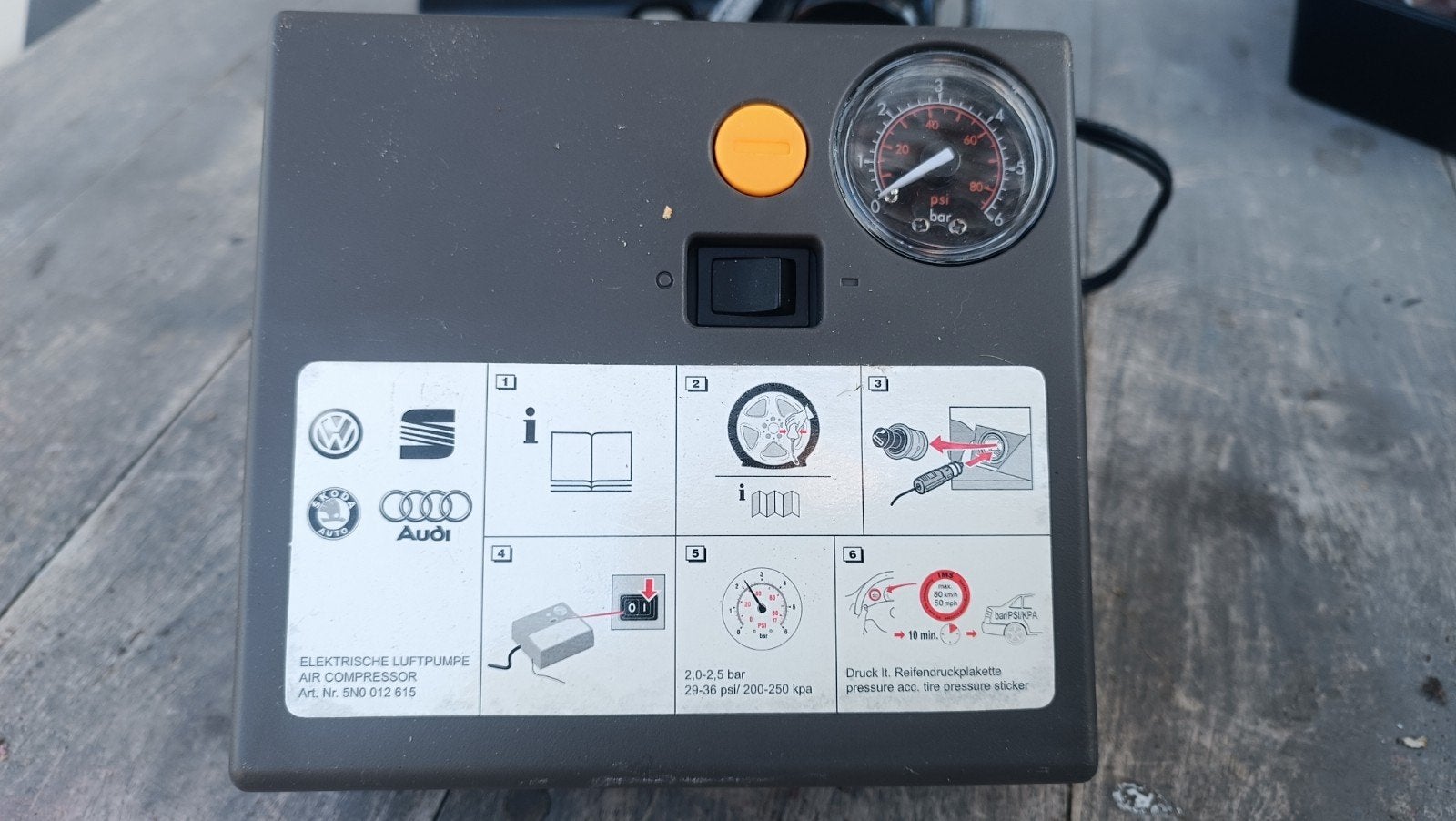banden pomp 12 volt op aansteker, Auto-onderdelen, Audi