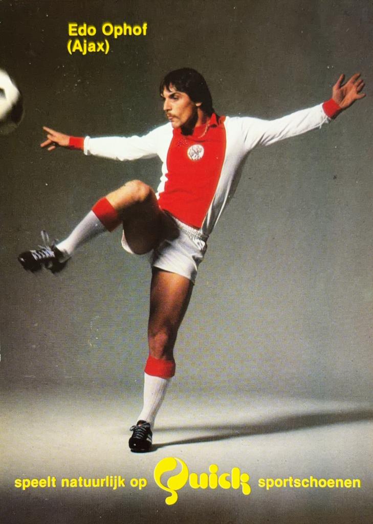 Spelerskaart Edo Ophof - AFC Ajax Amsterdam, Verzamelen, Ophalen of Verzenden, Gebruikt, Ajax, Spelerskaart