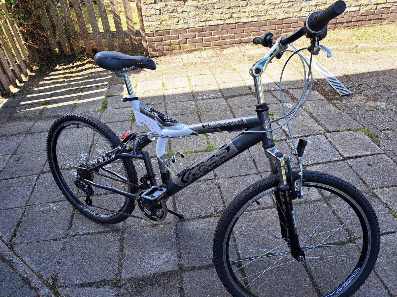 26 inch fiets met verlichting, vering en frame maat 52 cm, 49 tot 53 cm, Ophalen, Gebruikt, Overige merken
