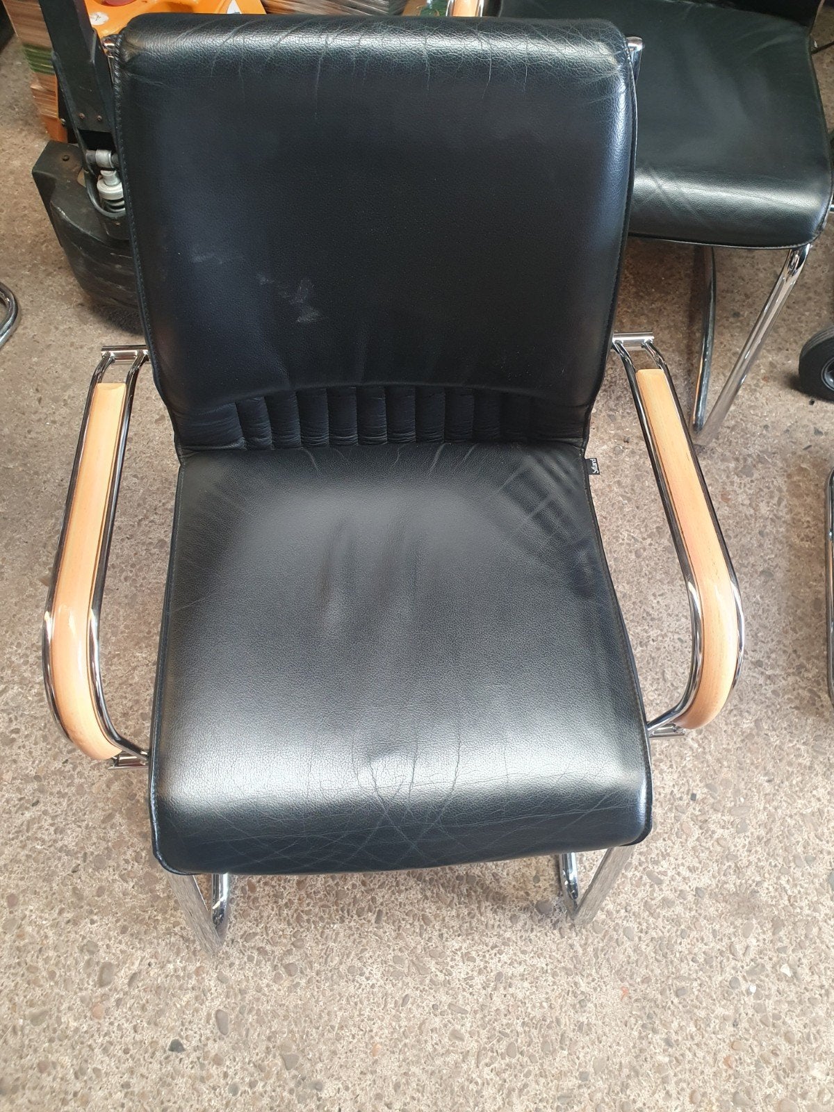 Zwarte Sitland directie stoelen- Gebruikt, Gebruikt, Zwart, Modern kantoor, Ophalen of Verzenden
