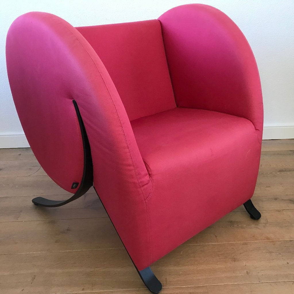 Arflex Virgola Yaakov Kaufman fauteuil stoel, Ophalen, Gebruikt, 75 tot 100 cm, Nvt