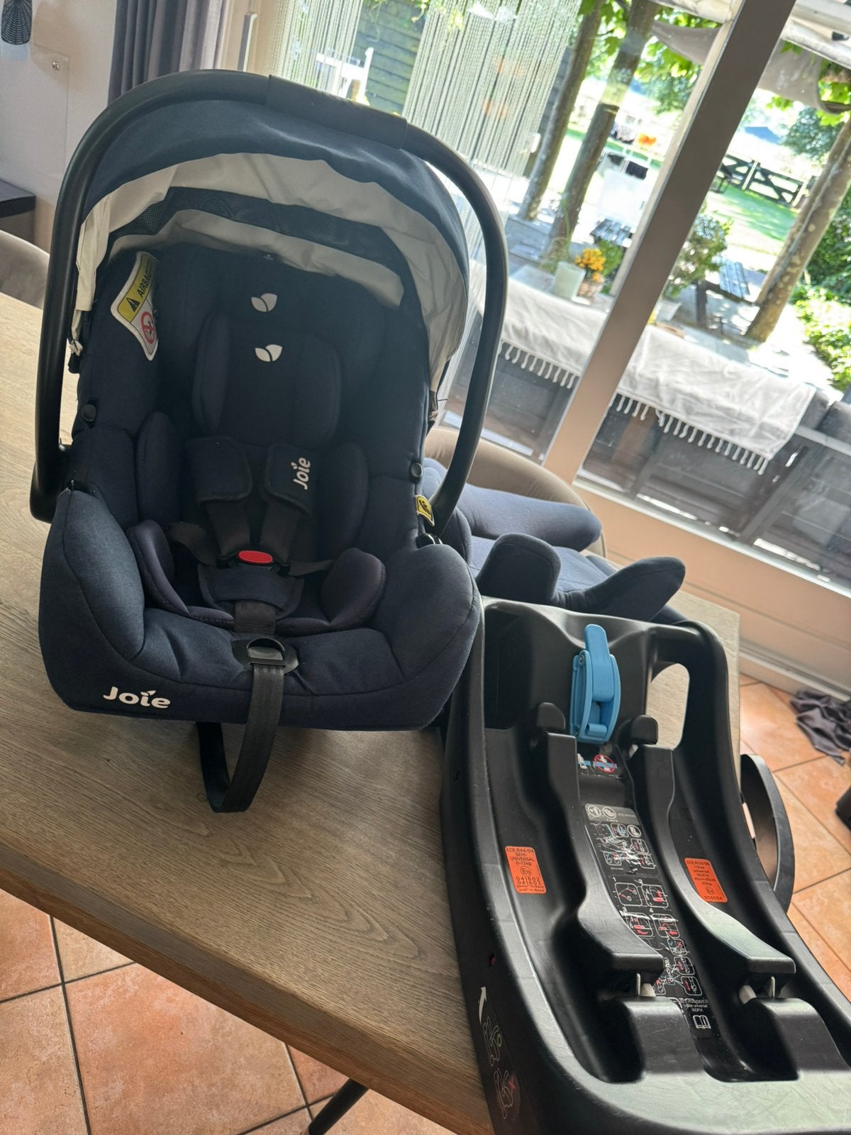 Joie i-Size autostoel + Isofix base, Ophalen, Gebruikt, Isofix, 0 t/m 13 kg