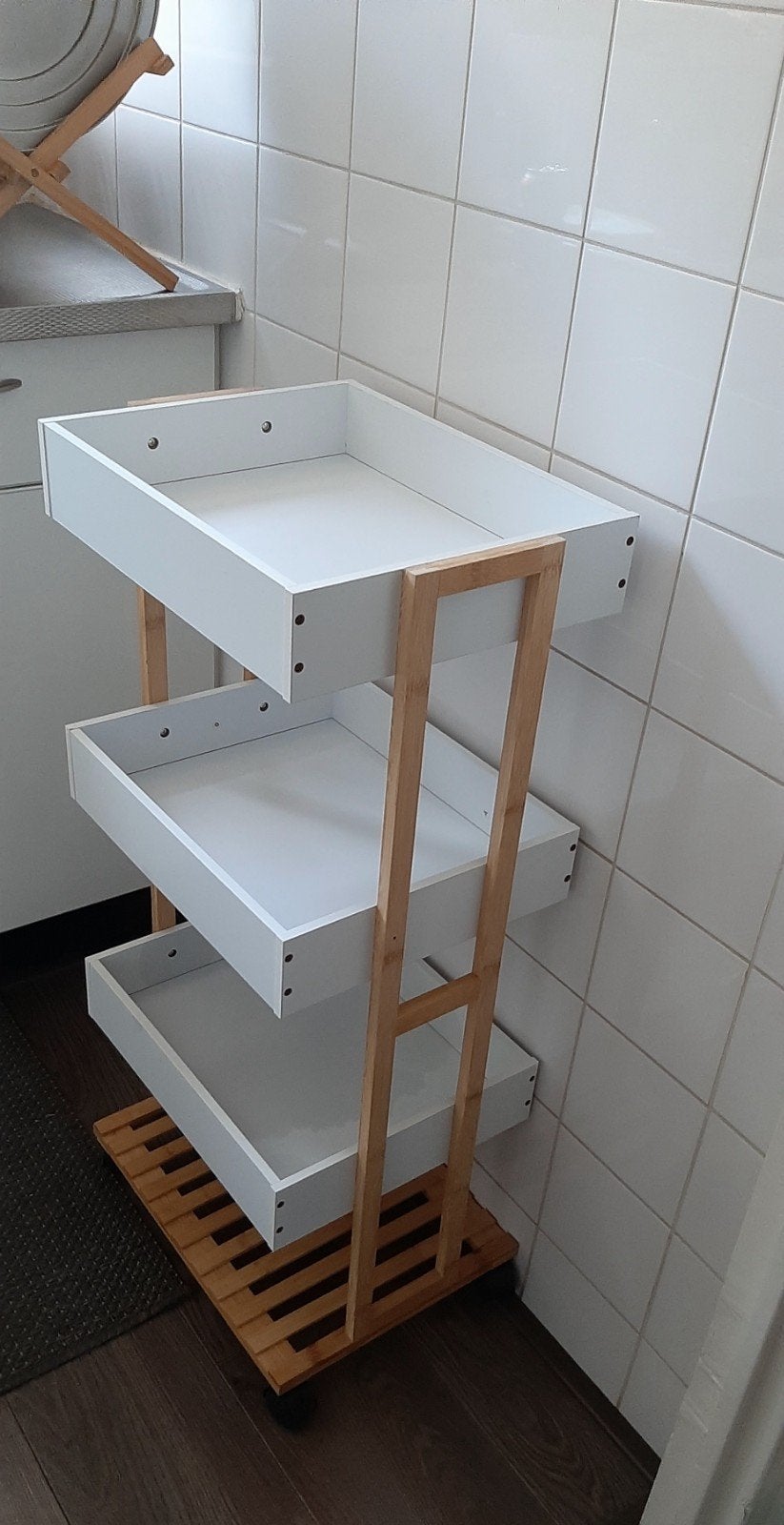 Badkamer / Keukentrolley Yanis 87x40x30cm, Ophalen, Minder dan 50 cm, Overige typen, Minder dan 100 cm