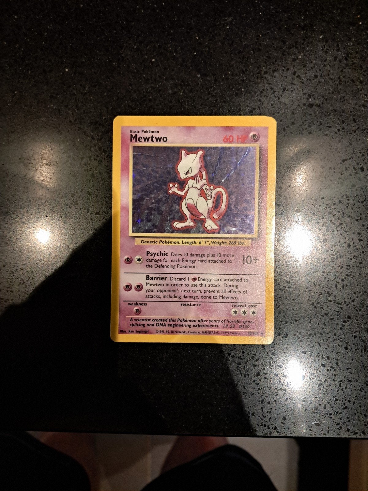 Pokemon Kaart Mewtwo, Ophalen, Zo goed als nieuw, Losse kaart
