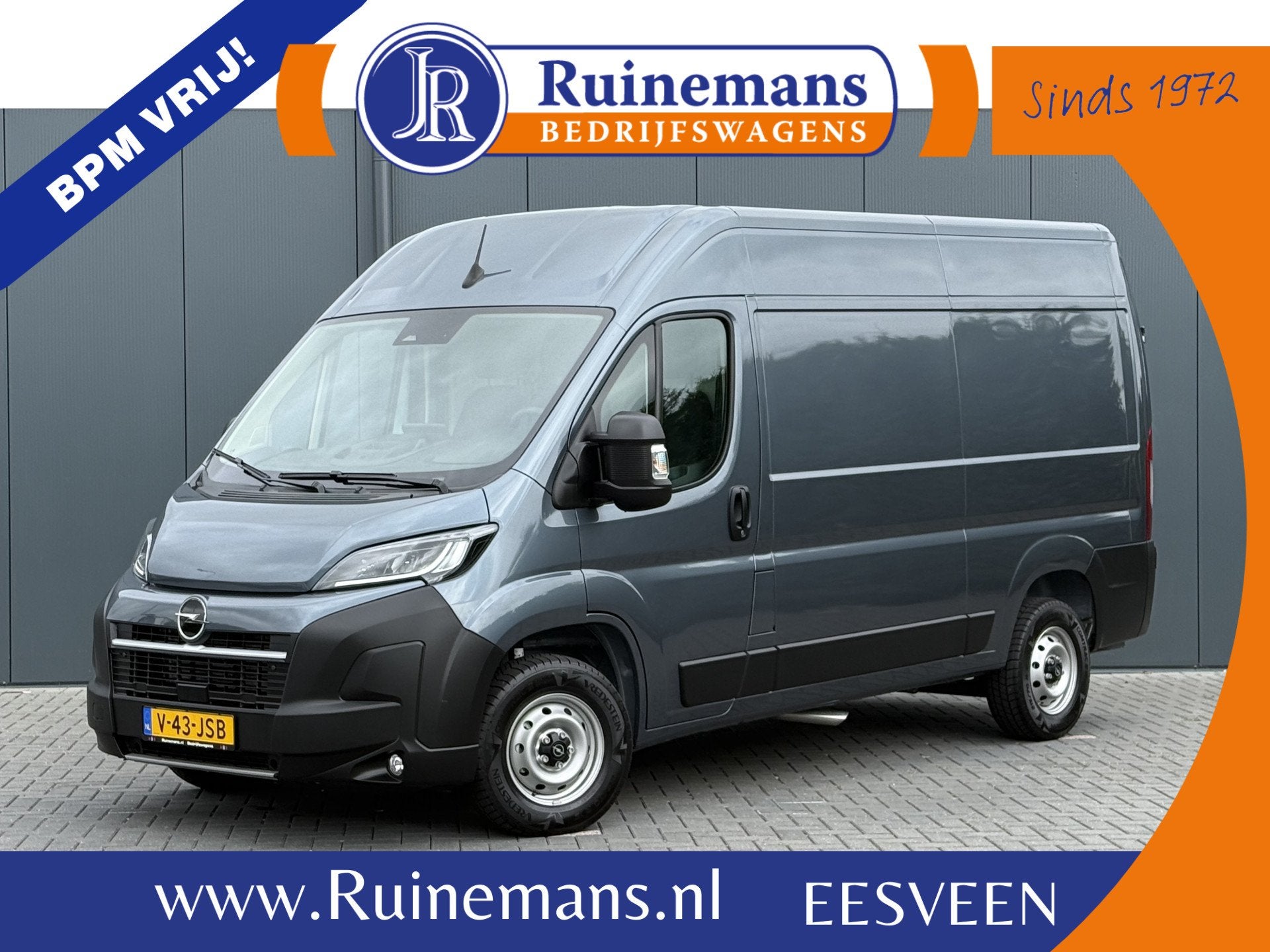 Opel Movano 2.2D 120 PK / L2H2 / * NIEUW BPM VRIJ * / TREKHA, Voorwielaandrijving, Gebruikt, Euro 6, 4 cilinders