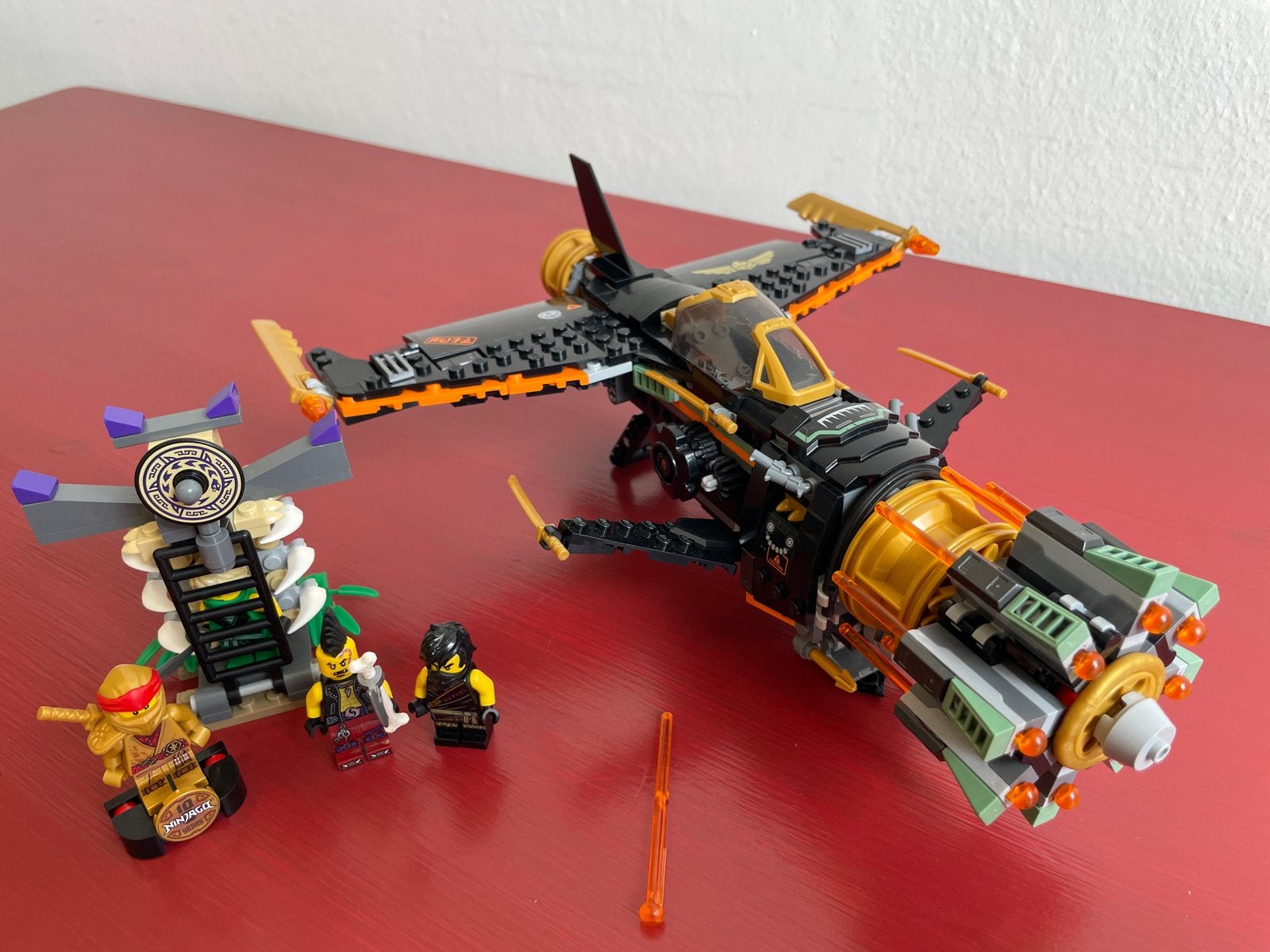 LEGO Ninjago Legacy 71736 Boulder Blaster met minifiguren, Ophalen of Verzenden, Zo goed als nieuw