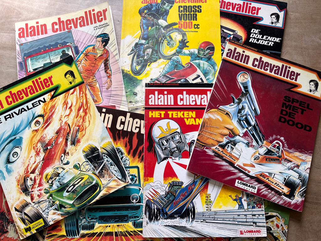 Verzameling stripboeken Alain Chevallier, 9 delen, Meerdere stripboeken, Ophalen of Verzenden, Gelezen
