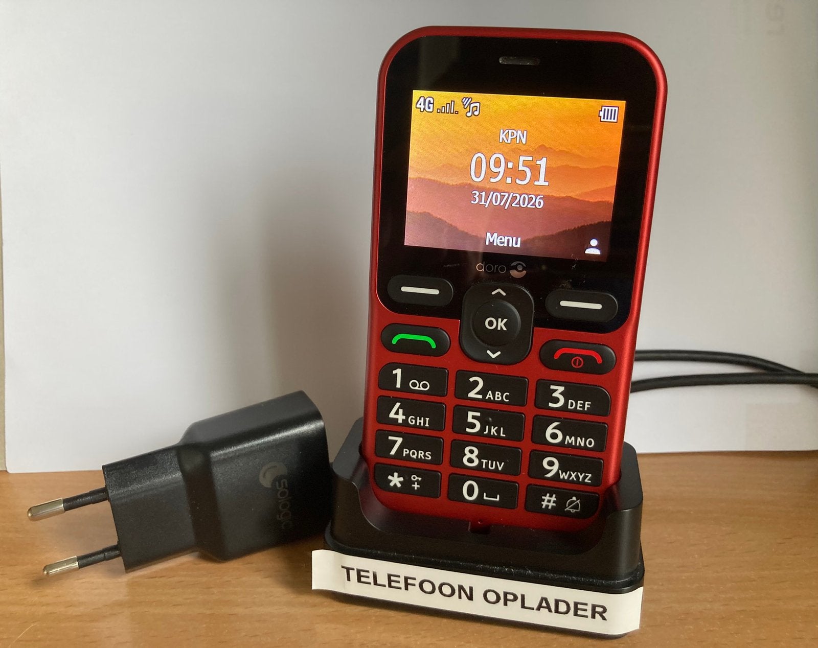 Doro mobiele senioren telefoon als nieuw, Telecommunicatie, Ophalen, Zo goed als nieuw
