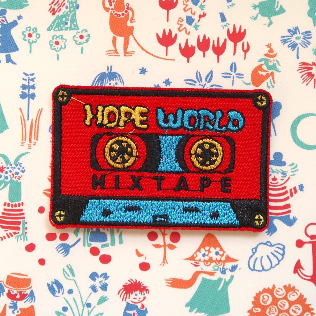 BTS J-Hope Hixtape cassette patch badge opstrijkplaatje, Hobby en Vrije tijd, Verzenden, Nieuw, Overige applicaties