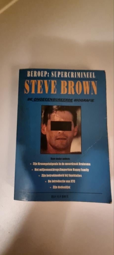 Boek Steve Brown /Supercrimineel Nieuw, Ophalen of Verzenden, Nieuw