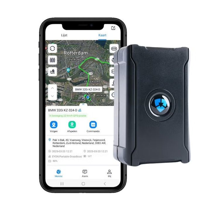 Eyon GPS Tracker - Realtime Tracking, Ophalen of Verzenden, Zo goed als nieuw