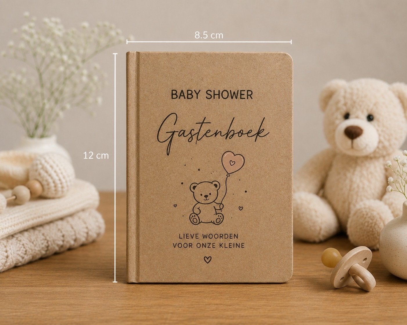 Gepersonaliseerd Gastenboek - Groot of Klein Formaat, Ophalen of Verzenden, Nieuw