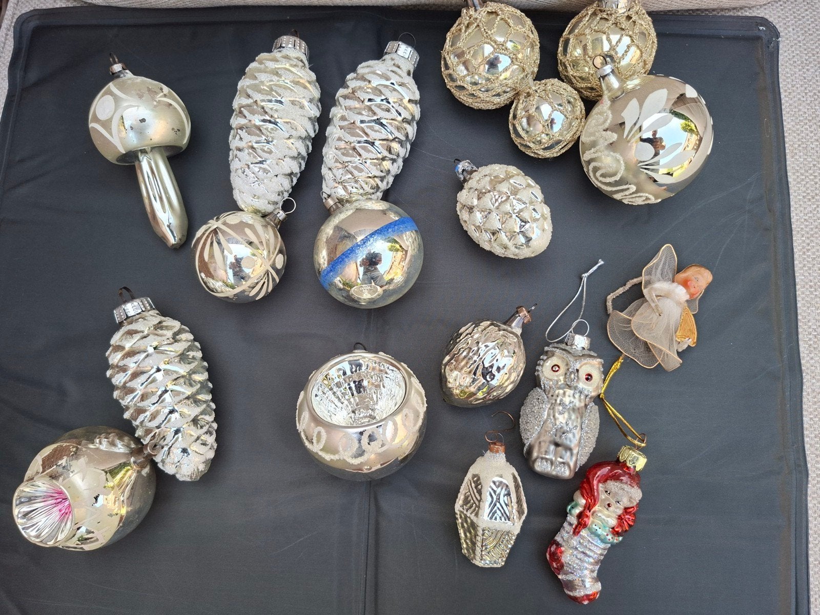 Vintage kerstballen, Diversen, Kerst, Ophalen of Verzenden