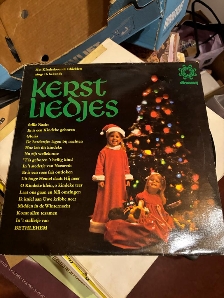 Kerstliedjes LP - Het Kinderkoor de Chicklets, Ophalen of Verzenden, Gebruikt, Kerst