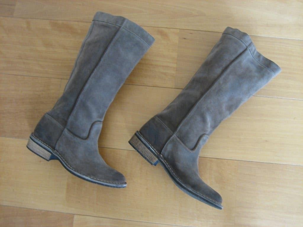 Zeer mooie stoere beige suede laarzen MAZU 41 snazzeys, Hoge laarzen, Verzenden, Beige, Nieuw