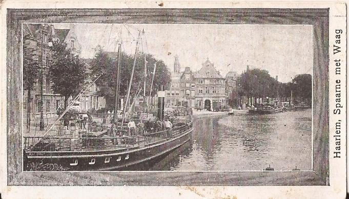 Verzamelplaatje Haarlem Spaarne vh J.P Coelingh Deventer, Gebruikt, Overige typen, Ophalen of Verzenden, Nvt