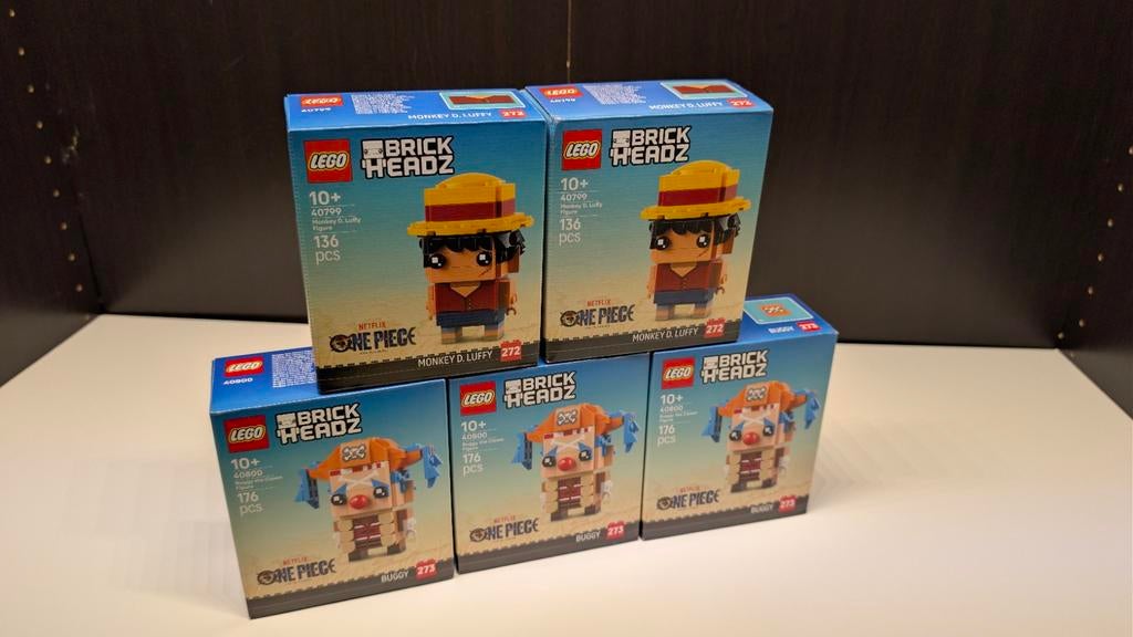 LEGO Monkey D. Luffy en Buggy the clown 40799 & 40800, Kinderen en Baby's, Speelgoed | Duplo en Lego, Nieuw, Lego, Complete set