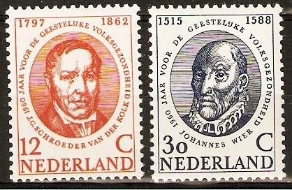 Nederland 743-744 serie geestelijke volksgezondheid., Postzegels en Munten, Postzegels | Nederland, Verzenden, Postfris