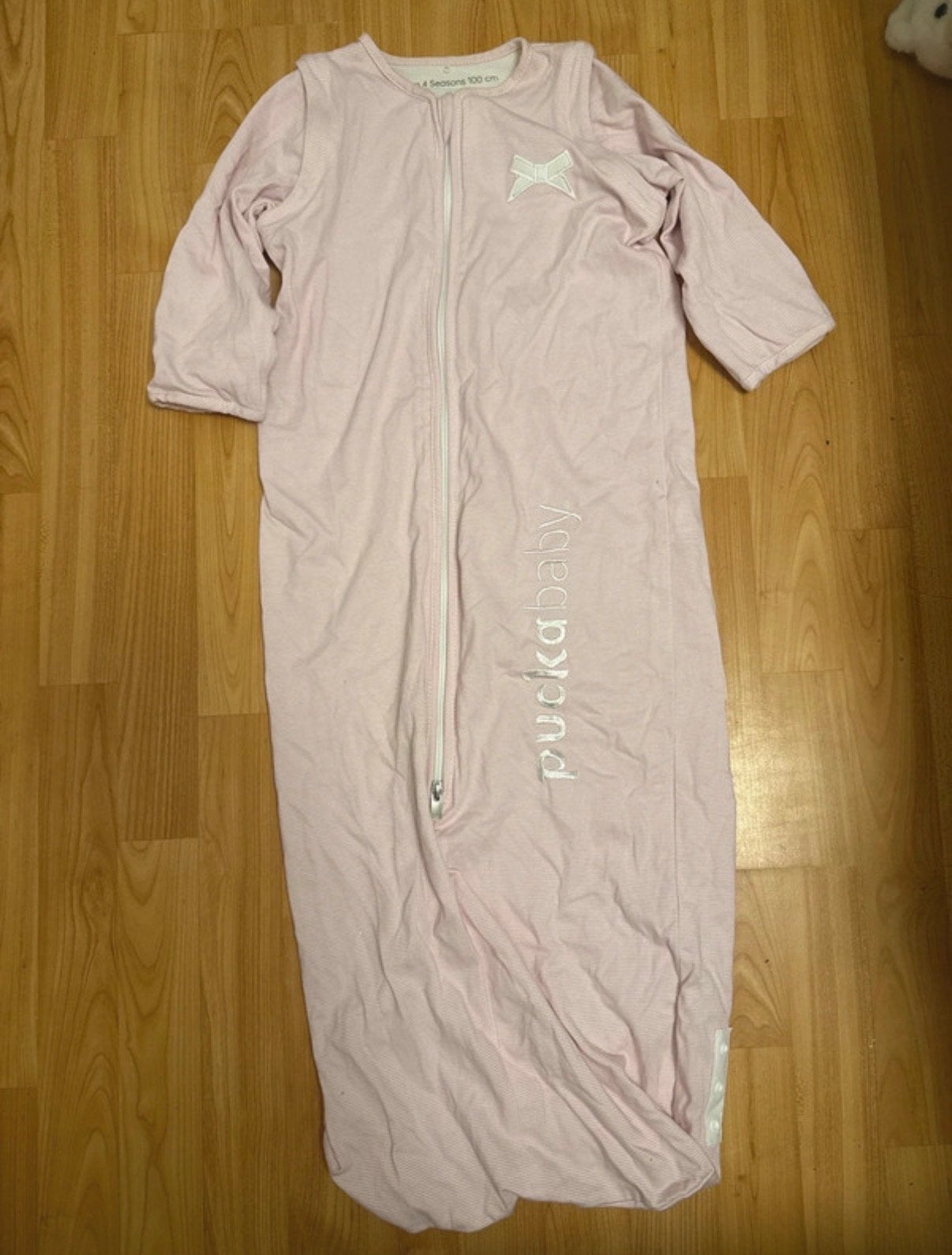 Puckababy slaapzak 4 Seasons 100 cm roze, Kinderen en Baby's, Gebruikt, Puckababy, Ophalen of Verzenden, Ademend