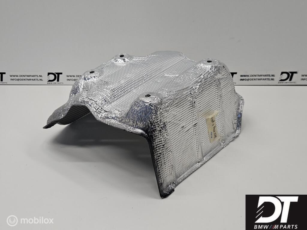 Hitteschild einddemper links BMW E63 E64 M6 S85 51487897777, Auto-onderdelen, Uitlaatsystemen, Nieuw, Ophalen of Verzenden
