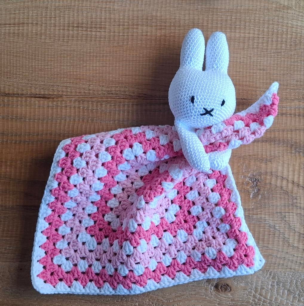 Super schattig gehaakte Nijntje knuffeldoekje, Kinderen en Baby's, Speelgoed | Knuffels en Pluche, Overige merken, Handgemaakt
