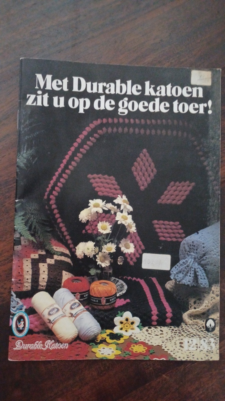 Vintage,  haken met Durable, Hobby en Vrije tijd, Breien en Haken, Ophalen of Verzenden, Zo goed als nieuw, Haken, Patroon of Boek
