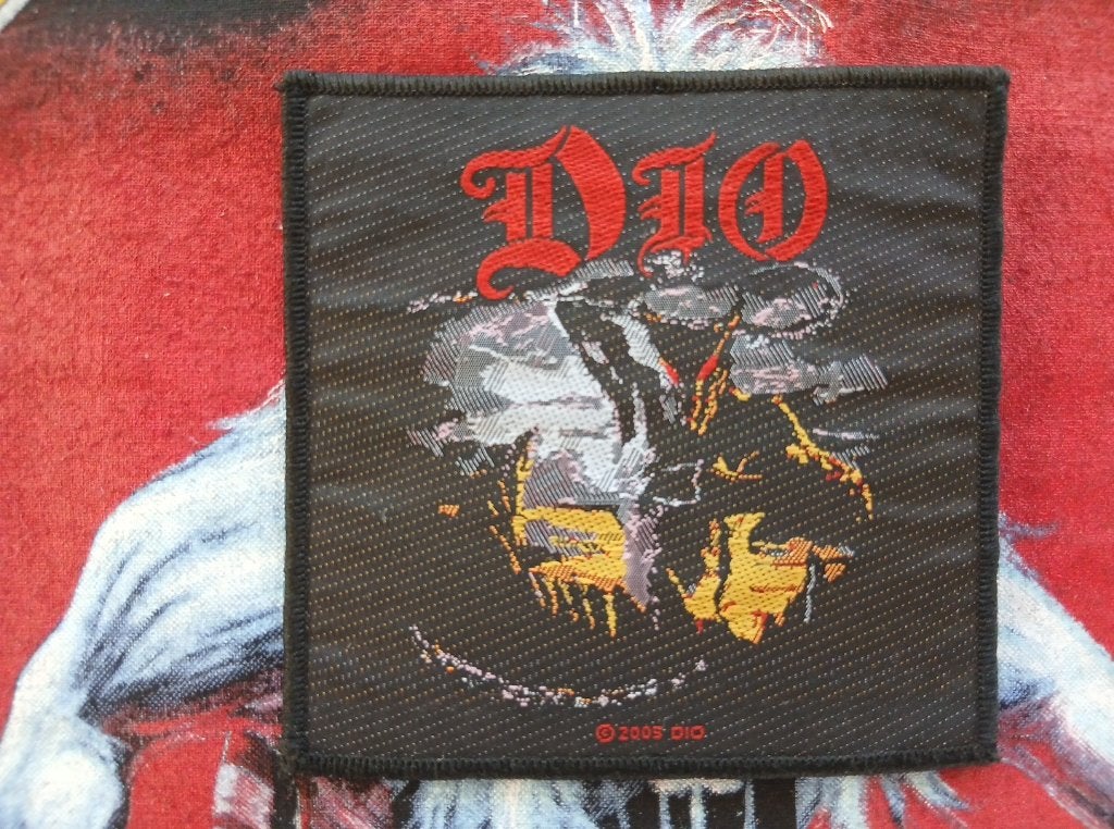DIO ZEER MOOIE VINTAGE  HOLY DIVER 2005 -PATCH 18, Verzenden, Nieuw, Kleding
