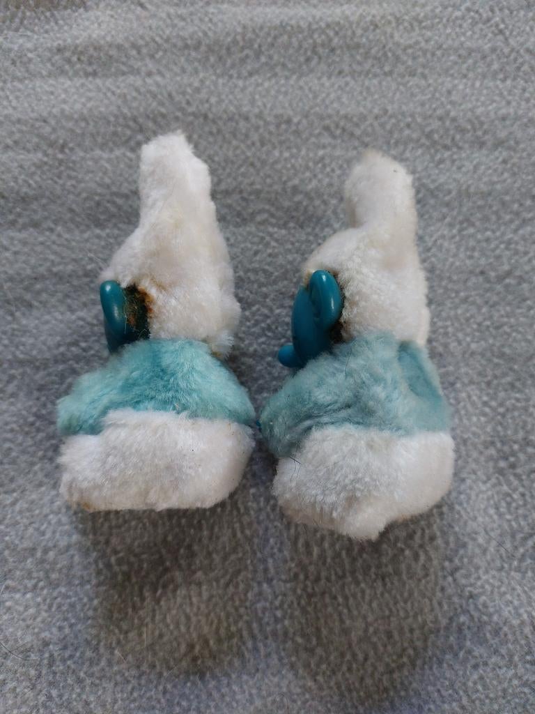 2x Smurf knijpbeestje smurfen, Ophalen of Verzenden
