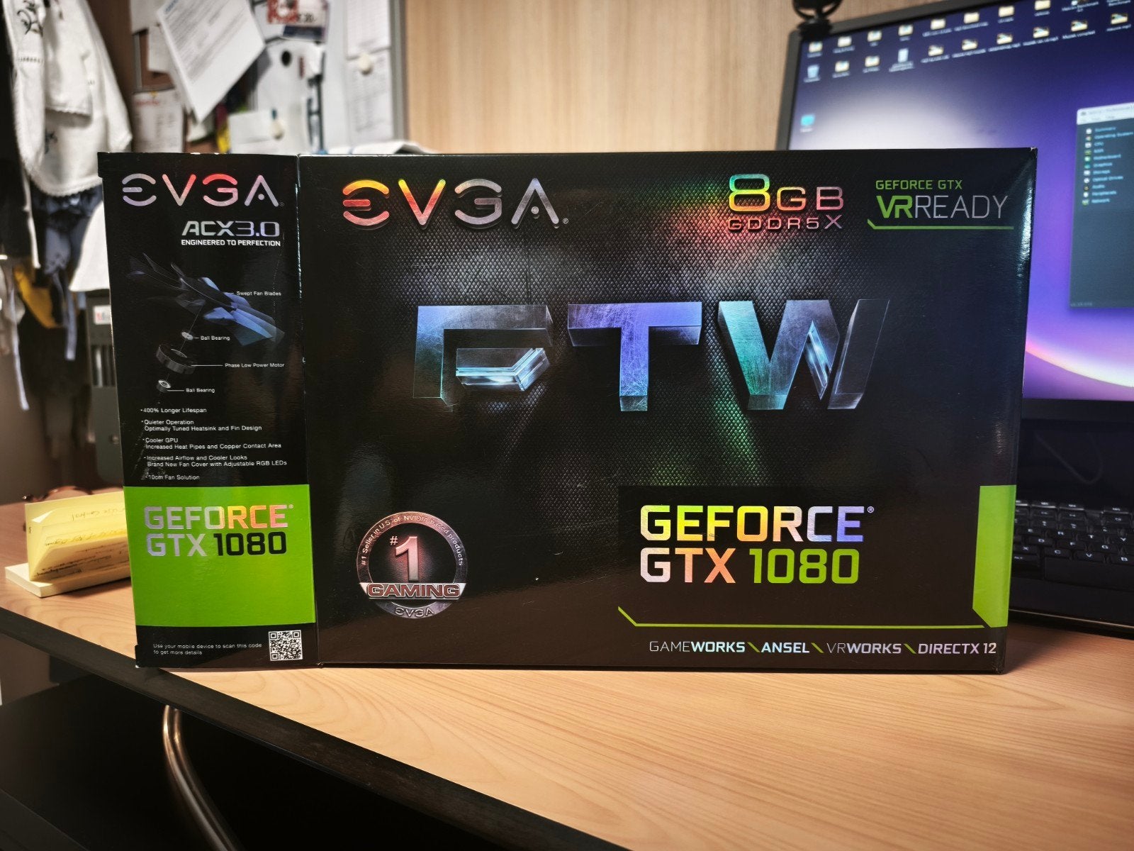 NVIDIA GeForce GTX 1080 8GB - Nieuwstaat met doos, Computers en Software, Videokaarten, PCI-Express 3, Ophalen of Verzenden, Nvidia