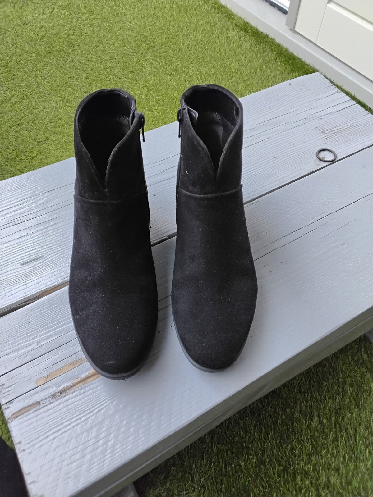 Gabor suede enkellaarsjes - Nieuw en ongedragen maat 4.5, Kleding | Dames, Schoenen, Zwart, Lage of Enkellaarzen, Gabor, Nieuw