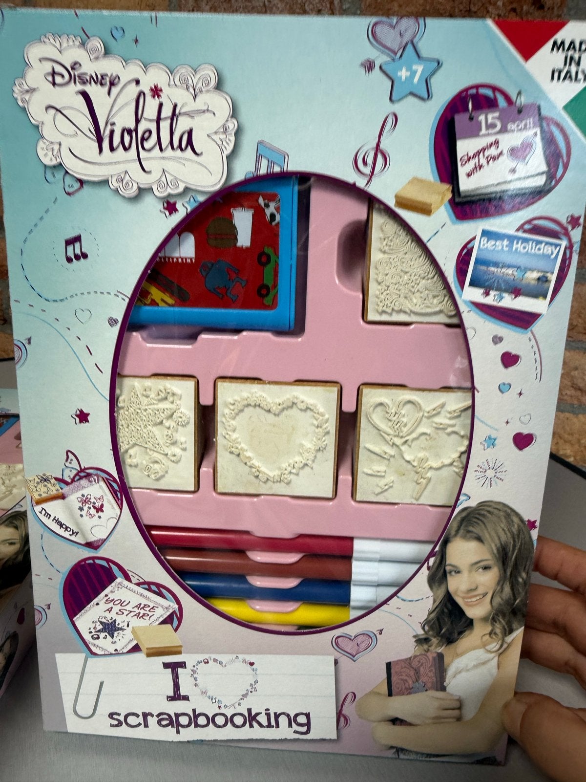 Disney Violetta Scrapbooking Stempel & Viltstiften Set, Ophalen of Verzenden, Nieuw, Overige typen, Overige merken