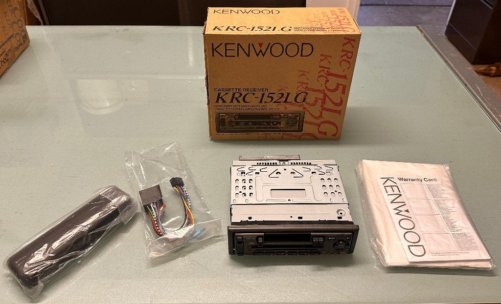 Kenwood KRC-152LG cassette-autoradio – nieuw in doos (NOS), Auto diversen, Ophalen of Verzenden, Nieuw