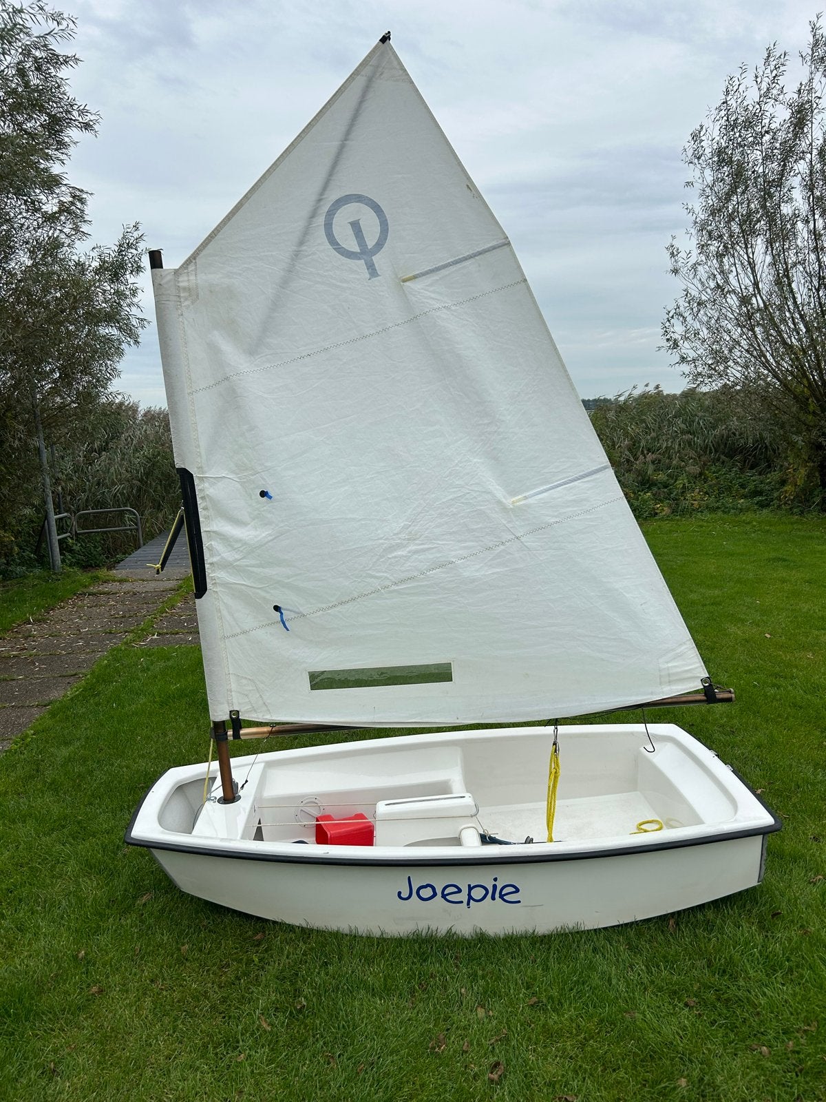 Complete Dragon Marine Optimist met trailer en hoezen, Ophalen, Zo goed als nieuw, Overige typen, Minder dan 15 m²